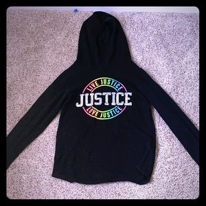 Rainbow justice hoodie